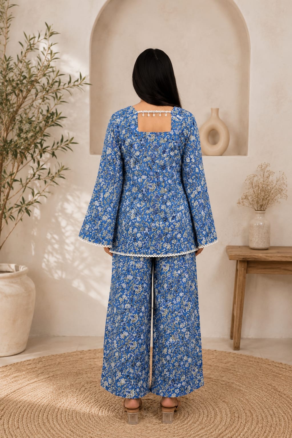 Bluebell Breeze Pure Cotton Co-ord Set