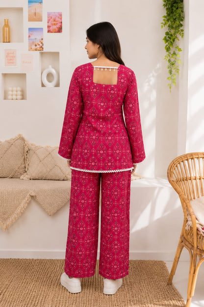 Bold bloom Pure Cotton Co-ord Set
