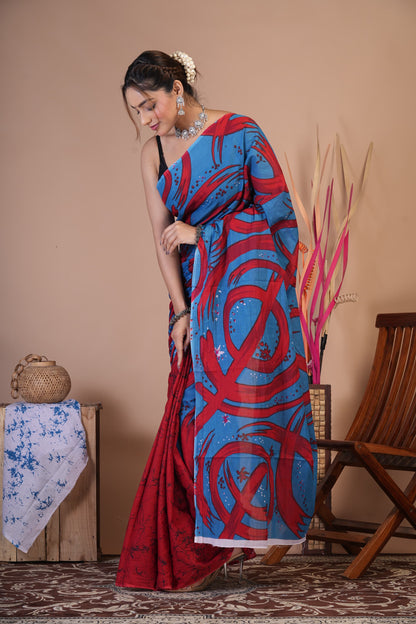 Royal Fusion Cotton Saree